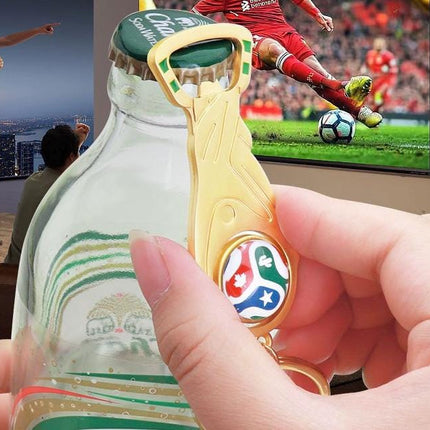 2026 World Cup Keychain Bottle Opener Gold Trophy