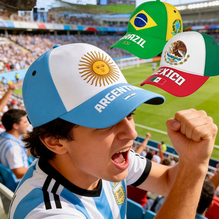World Cup National Team Baseball Cap – Country Flag Fan Hat Collection, Adjustable Soccer Supporter Cap for Men & Women
