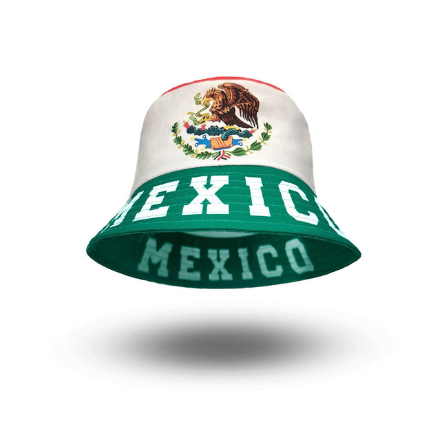 Mexico Flag Bucket Hat & Trucker Cap – Patriotic Mexican Pride Sun Hat, Adjustable Fiesta Hat for Men & Women