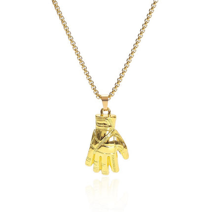 World Cup Trophy Pendant Necklace – Gold Soccer Champion Necklace, Football Trophy Charm Chain for Fans & Players