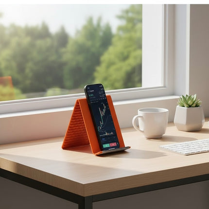 Foldable Silicone Phone & Tablet Stand – Flexible Multi-Angle Holder for iPhone, iPad, Android Devices