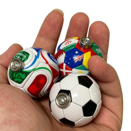 FIFA World Cup Soccer Ball Fridge Magnets – Mini Football Refrigerator Magnets with International Flag Designs, Sports Fan Collectible Kitchen Decor