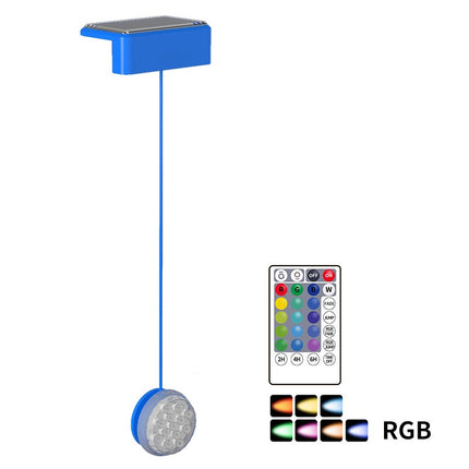 Solar Powered RGB LED Pool Light – Waterproof Underwater Swimming Pool Light with Remote Control, Color Changing Outdoor Pond & Spa Lighting