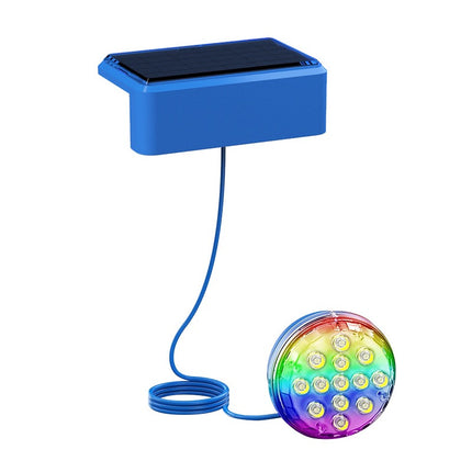 Solar Powered RGB LED Pool Light – Waterproof Underwater Swimming Pool Light with Remote Control, Color Changing Outdoor Pond & Spa Lighting