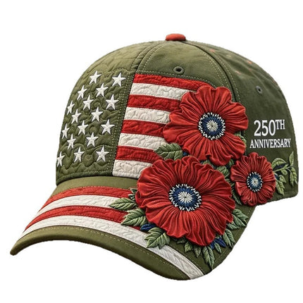 USA 250th Anniversary Baseball Cap – 1776–2026 Patriotic American Flag Hat | Fourth of July Adjustable Dad Cap for Men & Women