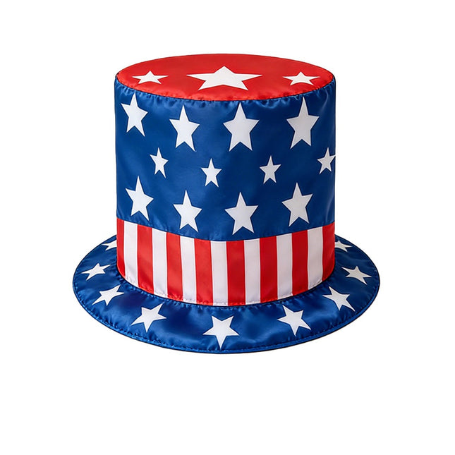 write me title and description for these cowboy hats USA patriotism