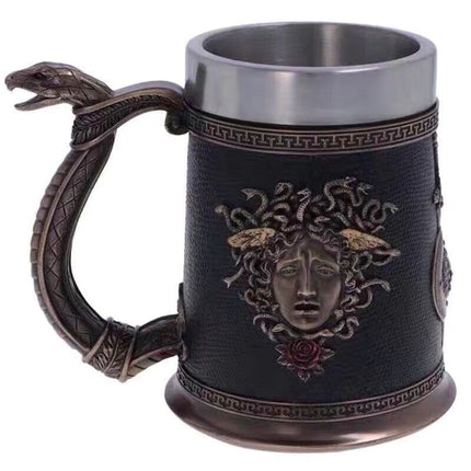 Game of Thrones Dragon & House Sigil Beer Mug Collection – Medieval Fantasy Tankards, Goblets & Stainless Steel Drinking Cups