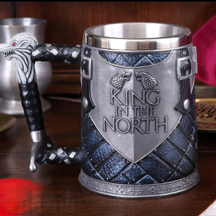 Game of Thrones Dragon & House Sigil Beer Mug Collection – Medieval Fantasy Tankards, Goblets & Stainless Steel Drinking Cups