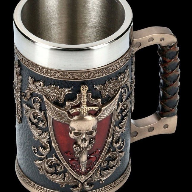 Game of Thrones Dragon & House Sigil Beer Mug Collection – Medieval Fantasy Tankards, Goblets & Stainless Steel Drinking Cups