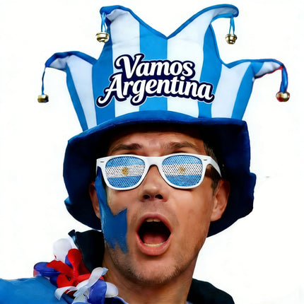 World Cup Nation Fan Jester Hat – International Soccer Supporter Costume Hat with Bells, Country Flag Party Headwear for Match Day Celebrations