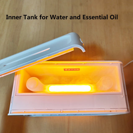 Smart Aroma Diffuser & White Noise Machine – Essential Oil Humidifier with Nature Sounds, Sleep Aid, Ambient Flame Light & Music Speaker