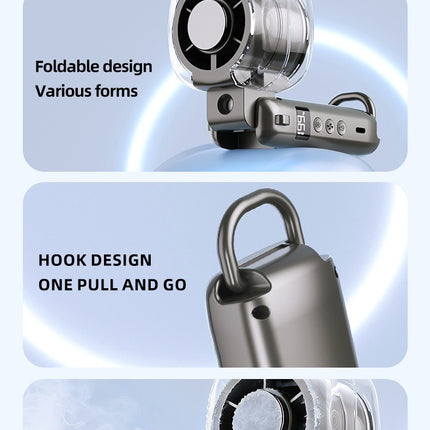 Portable Mist Cooling Fan – Rechargeable Handheld with Water Spray