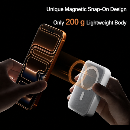 Title: MagSnap Magnetic Instant Phone Photo Printer - Portable Bluetooth Zink Sticky Photo Printer for iPhone