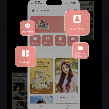 Title: MagSnap Magnetic Instant Phone Photo Printer - Portable Bluetooth Zink Sticky Photo Printer for iPhone