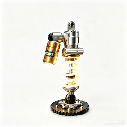 Custom Industrial Suspension Shock Absorber LED Desk Lamp
