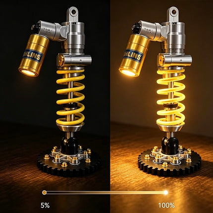 Custom Industrial Suspension Shock Absorber LED Desk Lamp