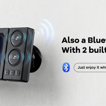 Waterproof Wall-Mount Phone Holder with Built-In Speaker – Touchscreen Shower Phone Case for Bathroom, Kitchen & Hands-Free Streaming