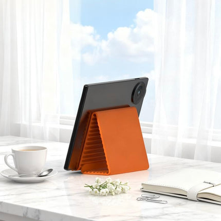 Foldable Silicone Phone & Tablet Stand – Flexible Multi-Angle Holder for iPhone, iPad, Android Devices