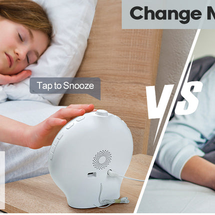 Smart Sunrise Alarm Clock & Wireless Charging Lamp – RGB LED Wake-Up Light, Digital Clock, Bedside Night Light & Phone Charger