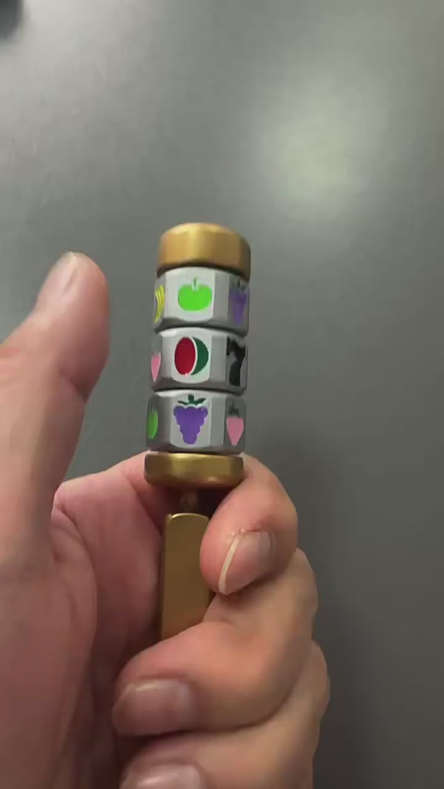 Fruit Slot Machine Fidget Spinner – Metal Stress Relief Toy